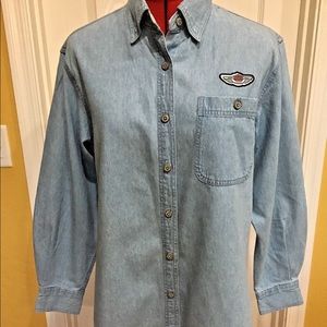 Harley Davidson vintage denim shirt